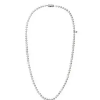 Mikimoto Necklaces Mikimoto 18K White Gold 65x6mm Cultured White Pearl Necklace Mikimoto Necklaces Mikimoto 18K White Gold 65x6mm Cultured White Pearl Necklace