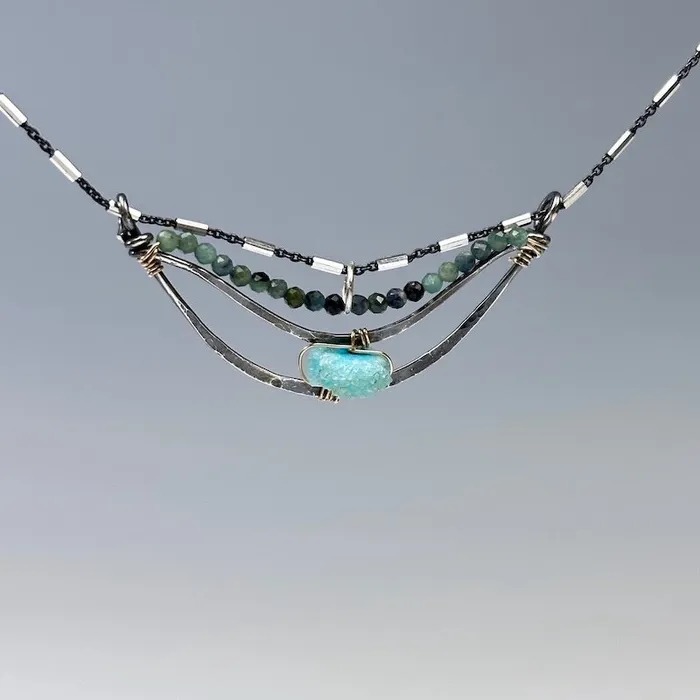 Necklaces Crescent Necklace Art By Any Means
