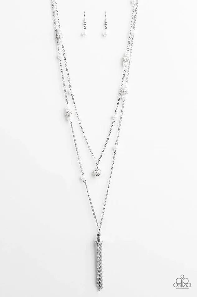 Necklaces Paparazzi Jewelry Paparazzi Necklace After Midnight White