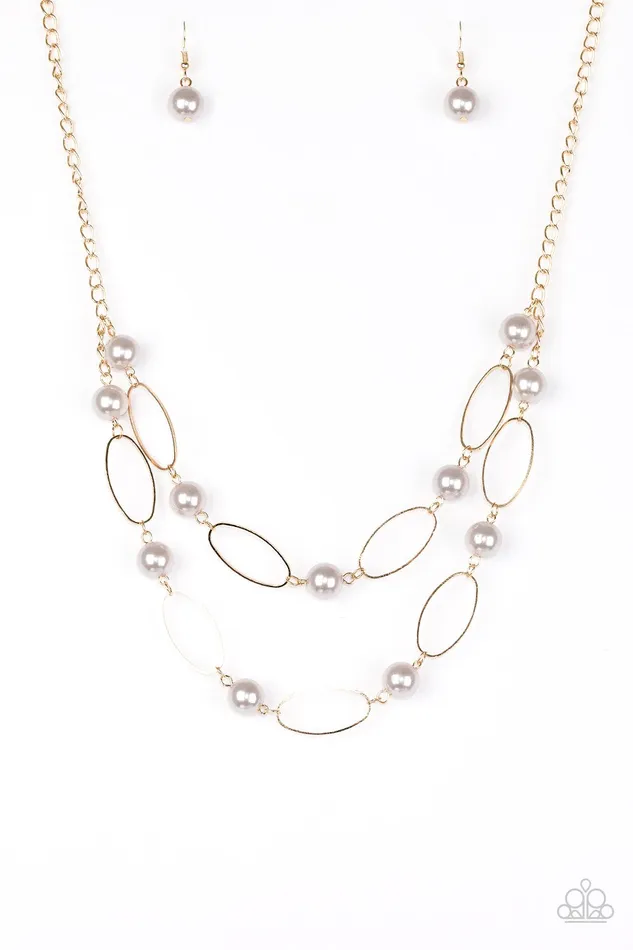 Necklaces Paparazzi Jewelry Paparazzi Necklace Best Of Both POSHible Worlds Silver