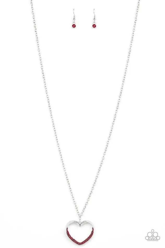 Necklaces Paparazzi Jewelry Paparazzi Necklace Bighearted Red Necklaces Paparazzi Jewelry Paparazzi Necklace Bighearted Red
