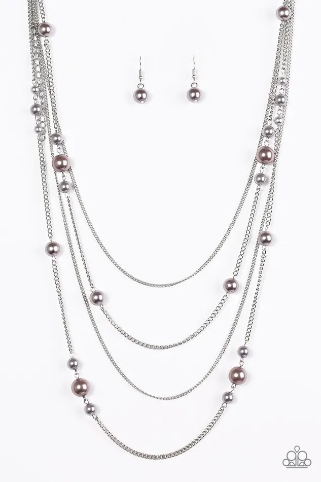 Necklaces Paparazzi Jewelry Paparazzi Necklace Classical Refinement Silver
