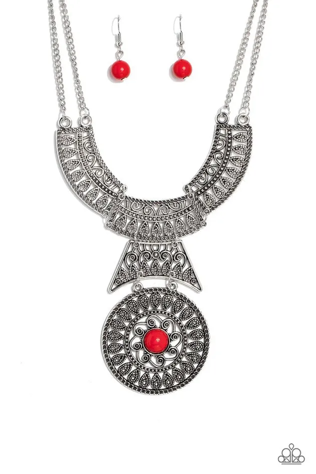 Necklaces Paparazzi Jewelry Paparazzi Necklace Fetching Filigree Red Necklaces Paparazzi Jewelry Paparazzi Necklace Fetching Filigree Red