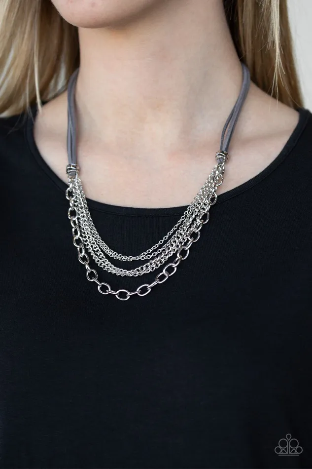 Necklaces Paparazzi Jewelry Paparazzi Necklace Free Roamer Silver