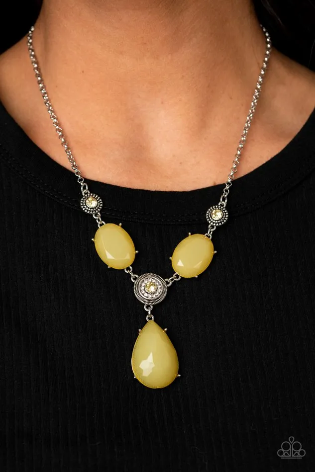 Necklaces Paparazzi Jewelry Paparazzi Necklace Heirloom Hideaway Yellow