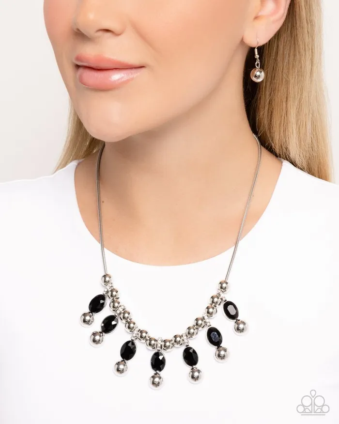 Necklaces Paparazzi Jewelry Paparazzi Necklace Just A Habit Black