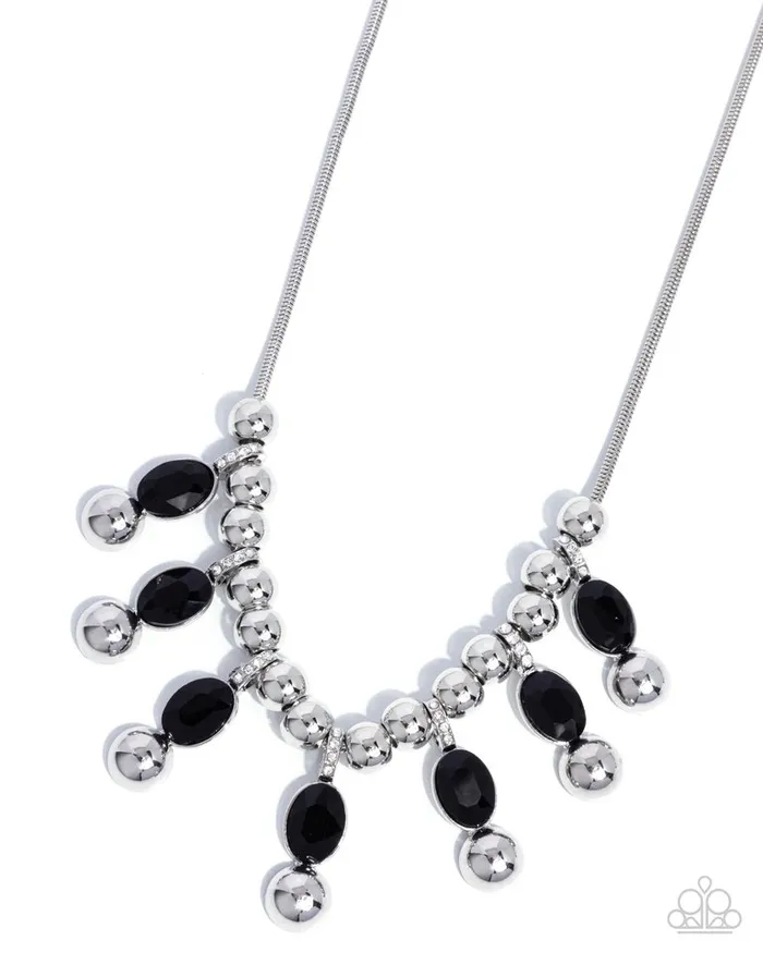 Necklaces Paparazzi Jewelry Paparazzi Necklace Just A Habit Black Necklaces Paparazzi Jewelry Paparazzi Necklace Just A Habit Black