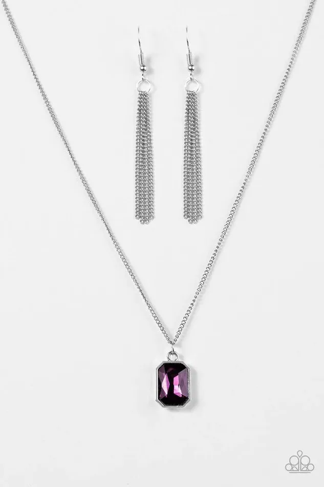 Necklaces Paparazzi Jewelry Paparazzi Necklace Just My LUXE Purple
