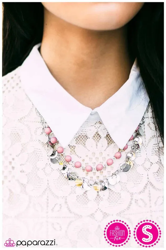 Necklaces Paparazzi Jewelry Paparazzi Necklace Let Me Introduce Myself Pink