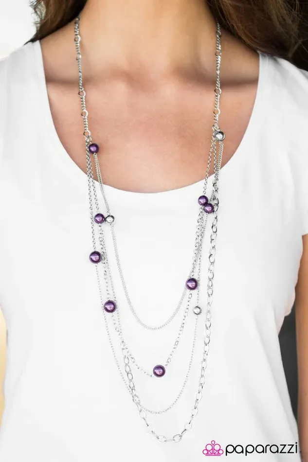 Necklaces Paparazzi Jewelry Paparazzi Necklace Lets Celebrate Purple