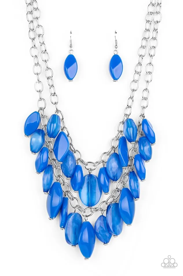 Necklaces Paparazzi Jewelry Paparazzi Necklace Palm Beach Beauty Blue Necklaces Paparazzi Jewelry Paparazzi Necklace Palm Beach Beauty Blue