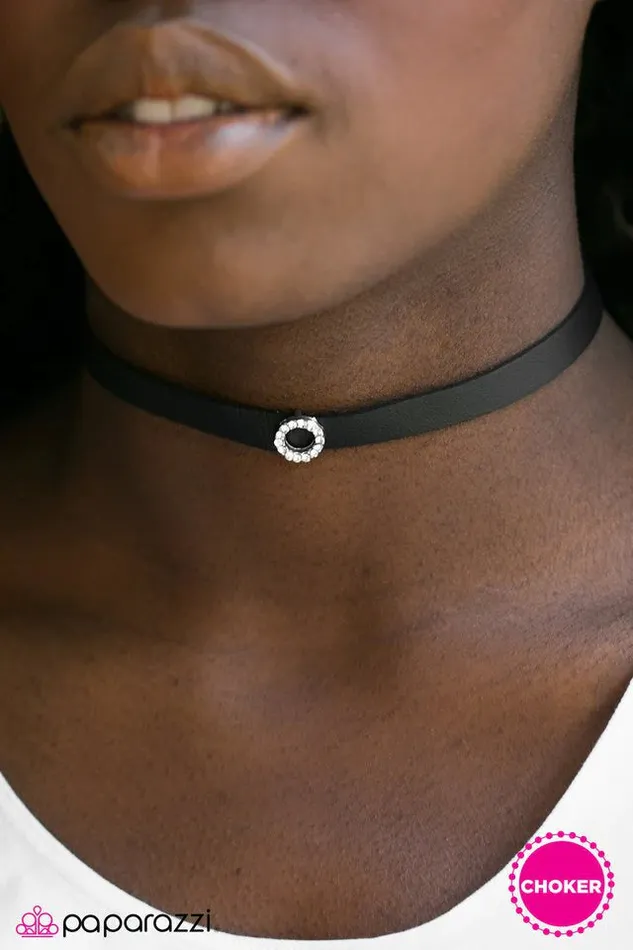 Necklaces Paparazzi Jewelry Paparazzi Necklace Pop Your Collar Black