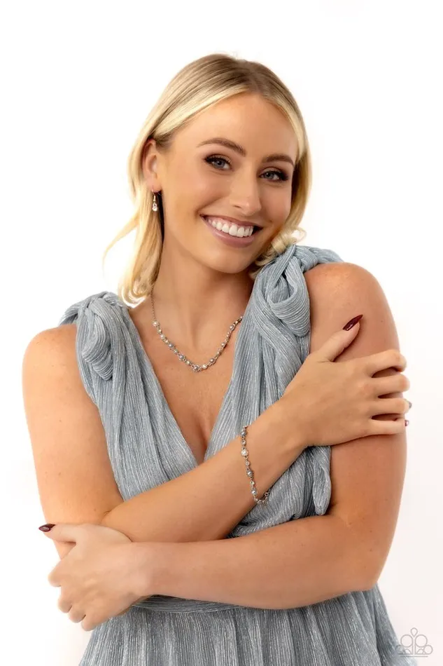 Necklaces Paparazzi Jewelry Paparazzi Necklace Pronged Passion Silver Necklaces Paparazzi Jewelry Paparazzi Necklace Pronged Passion Silver