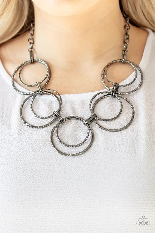 Necklaces Paparazzi Jewelry Paparazzi Necklace Radiant Revolution Black