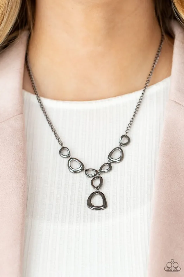 Necklaces Paparazzi Jewelry Paparazzi Necklace So Mod Black