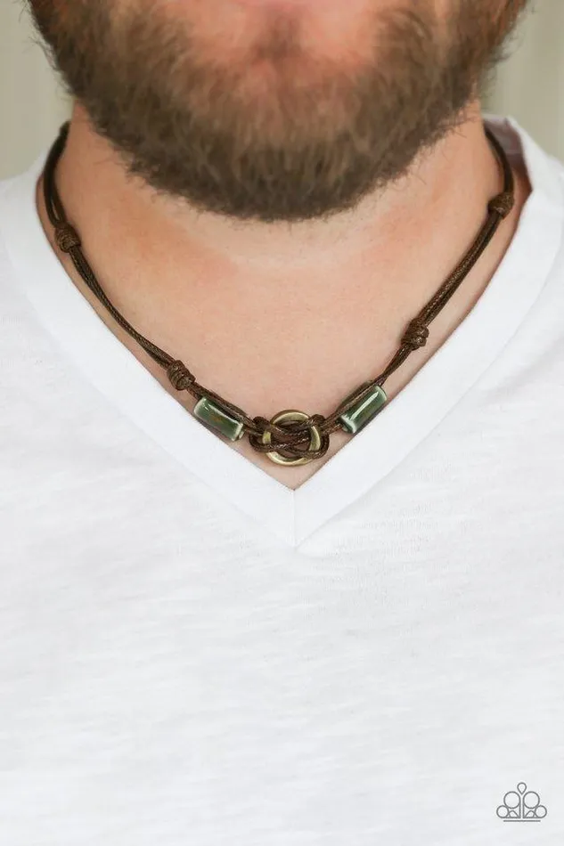 Necklaces Paparazzi Jewelry Paparazzi Necklace The Broncobuster Green