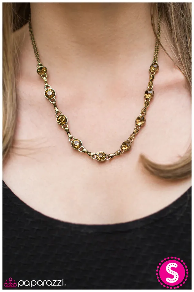 Necklaces Paparazzi Jewelry Paparazzi Necklace The Diamond Anniversary Brass