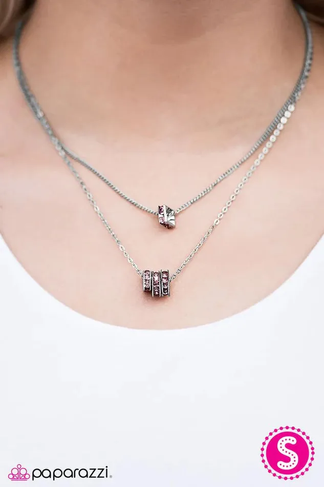 Necklaces Paparazzi Jewelry Paparazzi Necklace The Main Attraction Pink