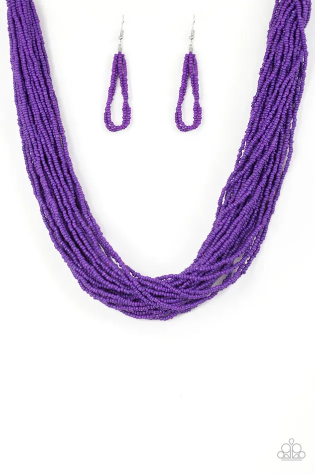 Necklaces Paparazzi Jewelry Paparazzi Necklace The Show Must CONGO On Purple