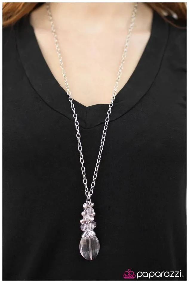 Necklaces Paparazzi Jewelry Paparazzi Necklace The Sorcerers Stone Pink