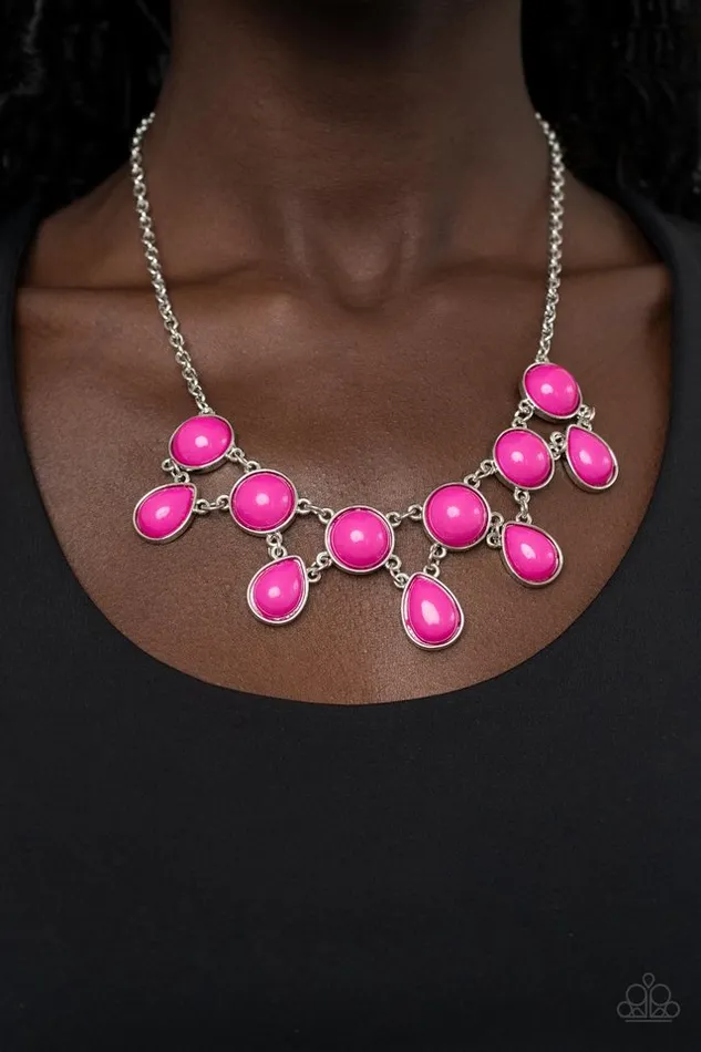 Necklaces Paparazzi Jewelry Paparazzi Necklace Very Valley Girl Pink