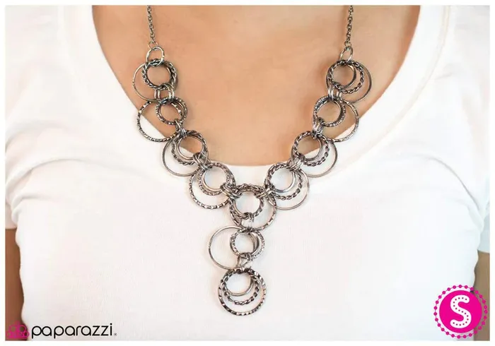 Necklaces Paparazzi Necklace Foolish Games Black Paparazzi Jewelry