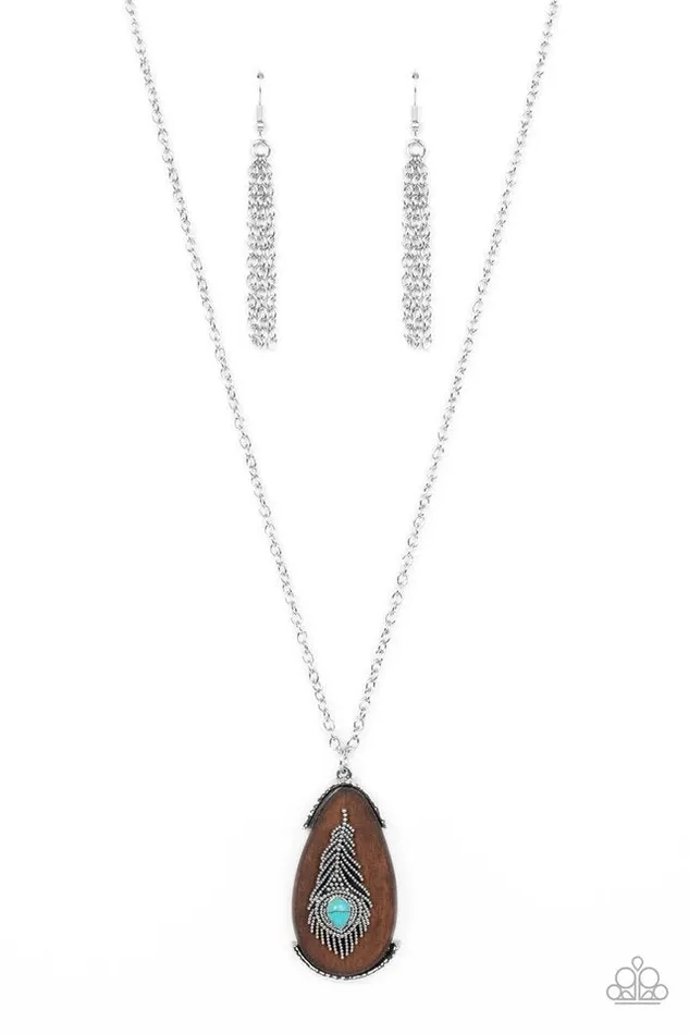 Necklaces Paparazzi Necklace Personal FOWL Blue Paparazzi Jewelry Necklaces Paparazzi Necklace Personal FOWL Blue Paparazzi Jewelry
