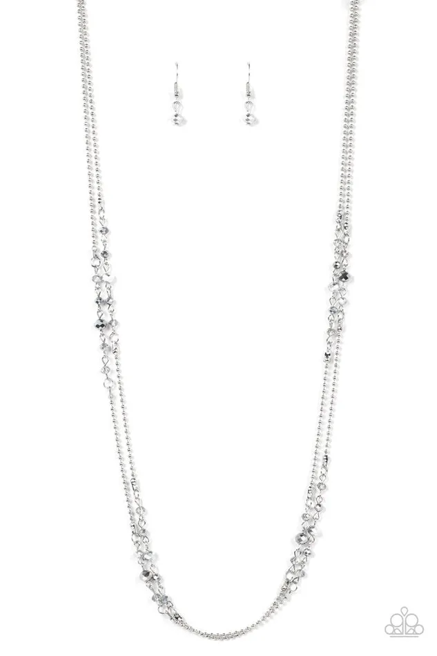 Necklaces Paparazzi Necklace Petitely Prismatic Silver Paparazzi Jewelry Necklaces Paparazzi Necklace Petitely Prismatic Silver Paparazzi Jewelry