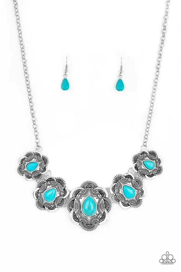 Necklaces Paparazzi Necklace Too Many Chiefs Blue Paparazzi Jewelry