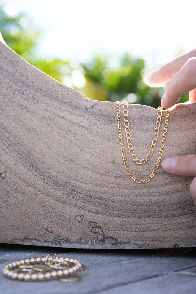 Necklaces TheRoseGypsy Gold Filled Neptune Necklace