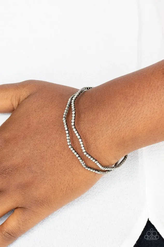 Paparazzi Bracelet Delicate Dazzle Black Paparazzi Jewelry Bracelets