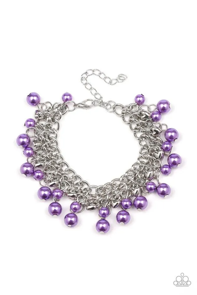 Paparazzi Bracelet Duchess Diva Purple Paparazzi Jewelry Bracelets