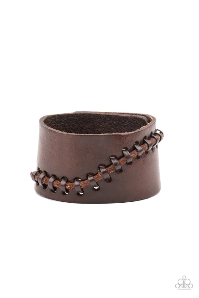 Paparazzi Bracelet Every STITCH Way Brown Paparazzi Jewelry Bracelets Paparazzi Bracelet Every STITCH Way Brown Paparazzi Jewelry Bracelets