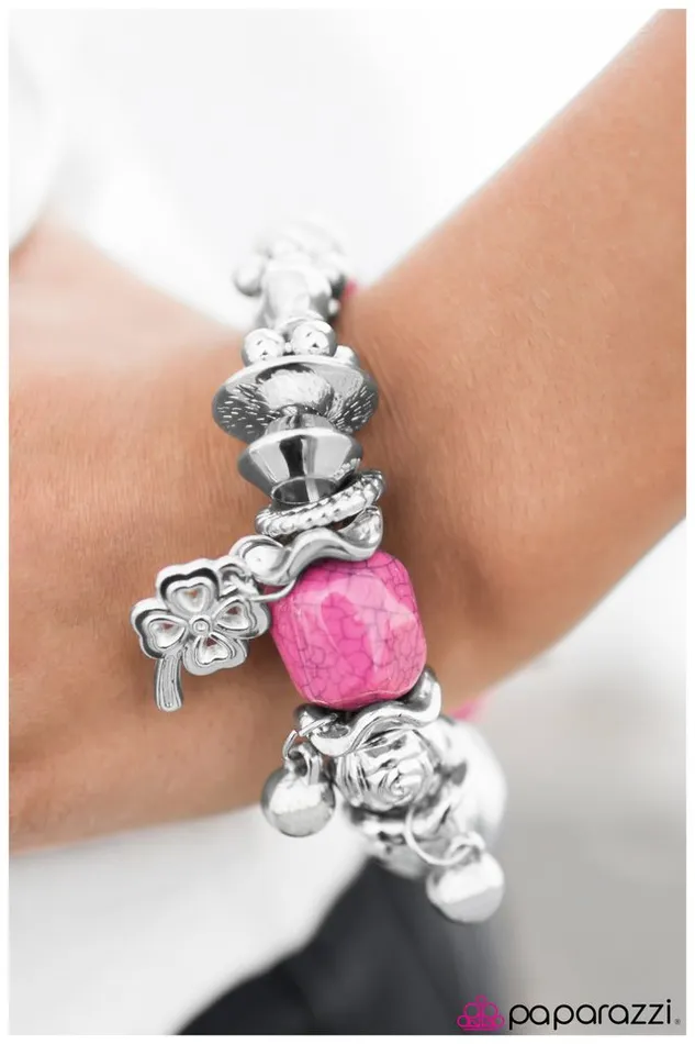 Paparazzi Bracelet Extending An Invite Pink Paparazzi Jewelry Bracelets