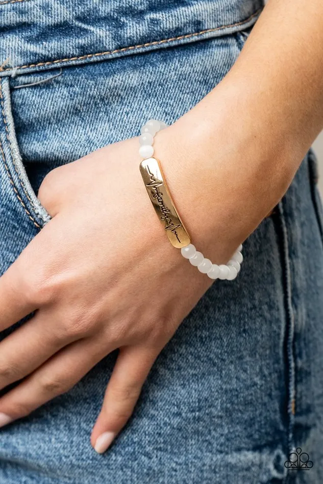 Paparazzi Bracelet Family is Forever Gold Paparazzi Jewelry Bracelets