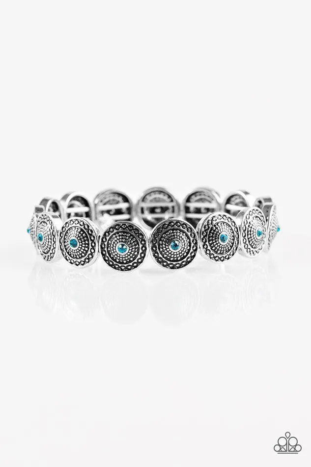 Paparazzi Bracelet Get Your Shine On Blue Paparazzi Jewelry Bracelets
