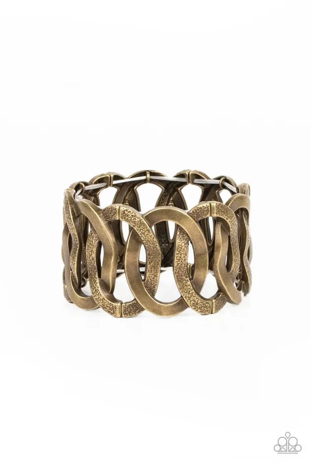 Paparazzi Bracelet Industrial Indulgence Brass Paparazzi Jewelry Bracelets