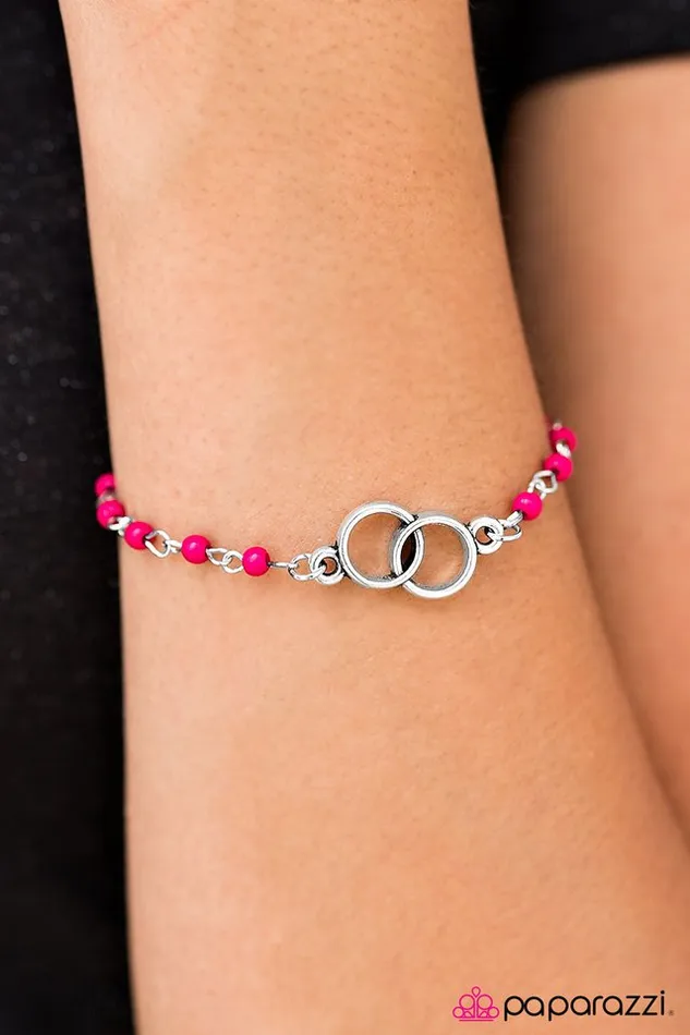 Paparazzi Bracelet Join The Club Pink Paparazzi Jewelry Bracelets