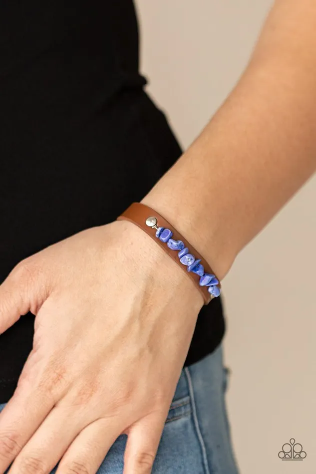Paparazzi Bracelet Pebble Paradise Blue Paparazzi Jewelry Bracelets