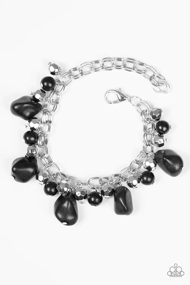 Paparazzi Bracelet Practical Paleo Black Paparazzi Jewelry Bracelets