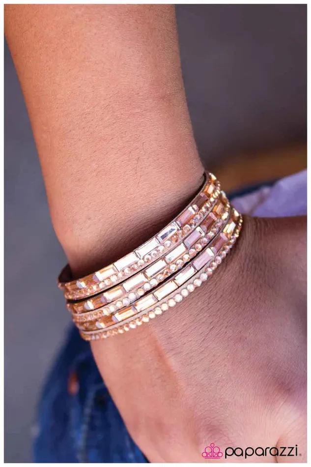 Paparazzi Bracelet Razzle Dazzle Brass Paparazzi Jewelry Bracelets