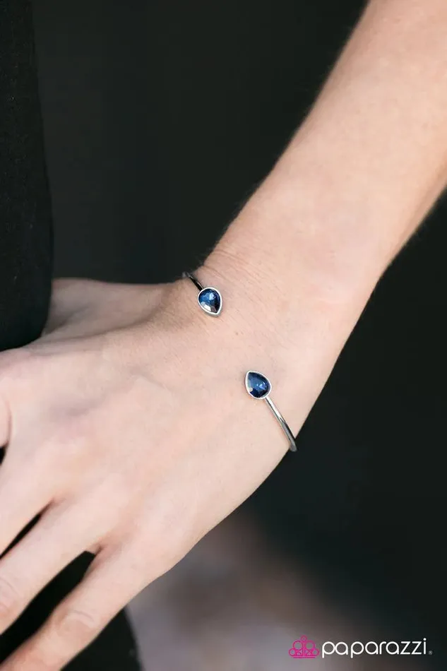 Paparazzi Bracelet Risk of Rain Blue Paparazzi Jewelry Bracelets