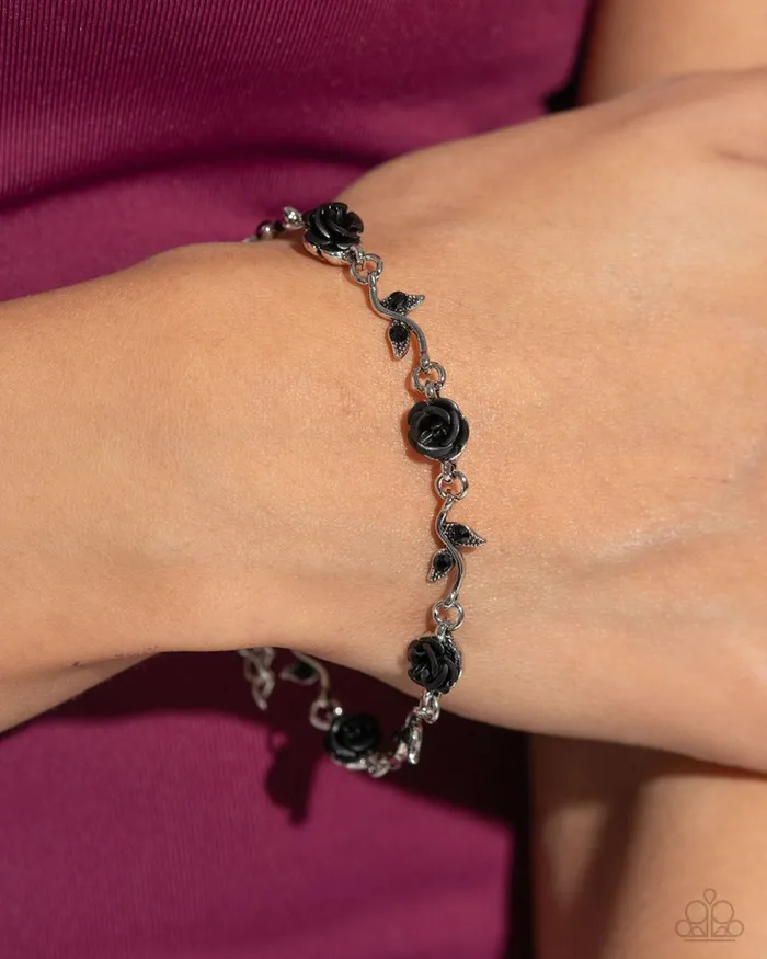 Paparazzi Bracelet Roses Supposes Black Paparazzi Jewelry Bracelets