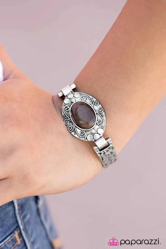 Paparazzi Bracelet The GLOWGetter Brown Paparazzi Jewelry Bracelets