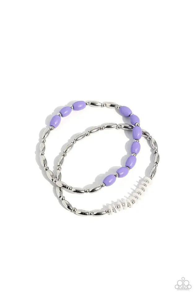 Paparazzi Bracelet WOOD Luck Purple Paparazzi Jewelry Bracelets Paparazzi Bracelet WOOD Luck Purple Paparazzi Jewelry Bracelets