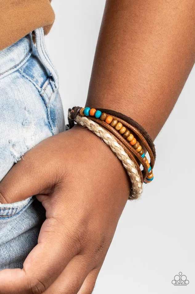 Paparazzi Bracelet Woodsy Wayfarer Multi Paparazzi Jewelry Bracelets