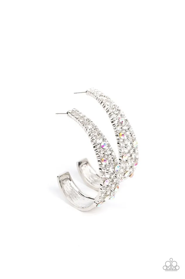 Paparazzi Earring Cold as Ice Multi Paparazzi Jewelry Earrings Paparazzi Earring Cold as Ice Multi Paparazzi Jewelry Earrings