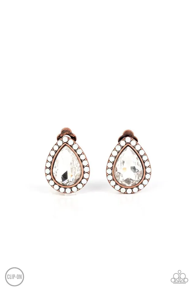 Paparazzi Earring Cosmic Castles Copper Paparazzi Jewelry Earrings Paparazzi Earring Cosmic Castles Copper Paparazzi Jewelry Earrings