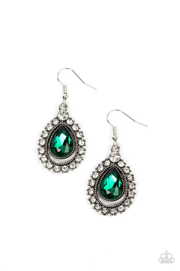 Paparazzi Earring Divinely Duchess Green Paparazzi Jewelry Earrings Paparazzi Earring Divinely Duchess Green Paparazzi Jewelry Earrings