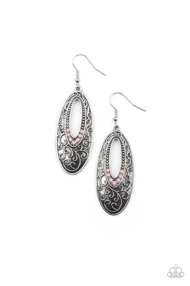 Paparazzi Earring Fairytale Flora Pink Paparazzi Jewelry Earrings Paparazzi Earring Fairytale Flora Pink Paparazzi Jewelry Earrings